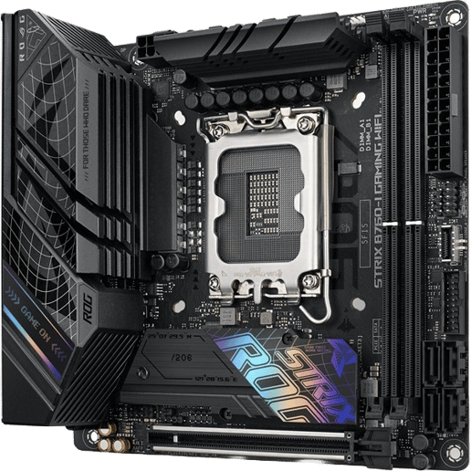 ASUS ROG Strix B760-I Gaming WiFi ITX Motherboard for Intel LGA1700 CPUs